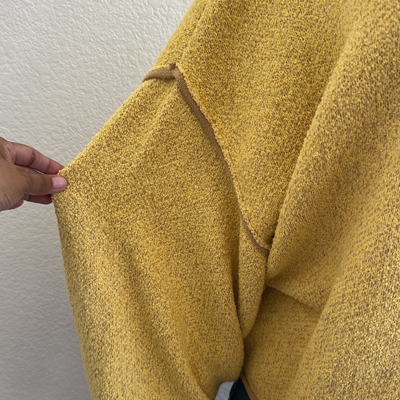 Free People Bardot Sweater in Sunset Combo (Yellow) - Picture 6 of 11